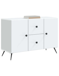 Credenza Bianco 89 x 34,5 x 60 cm Legno ingegnerizzato 2