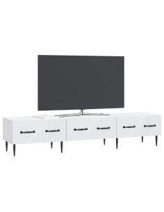Mobile TV Bianco 147 x 34,5 x 30 cm Legno ingegnerizzato 2