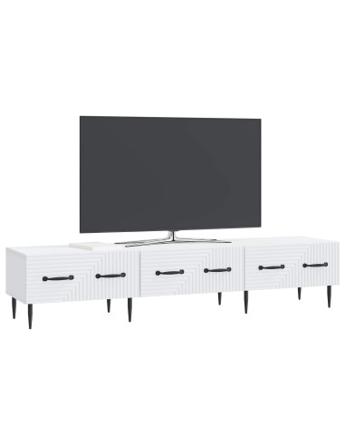 Mobile TV Bianco 147 x 34,5 x 30 cm Legno ingegnerizzato