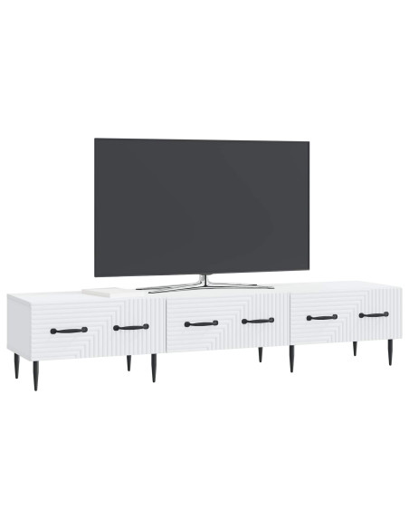 Mobile TV Bianco 147 x 34,5 x 30 cm Legno ingegnerizzato