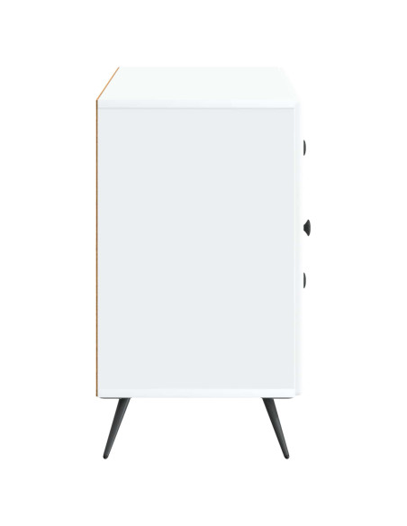 Credenza Bianco 89 x 34,5 x 60 cm Legno ingegnerizzato