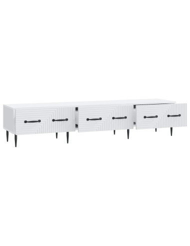 Mobile TV Bianco 147 x 34,5 x 30 cm Legno ingegnerizzato