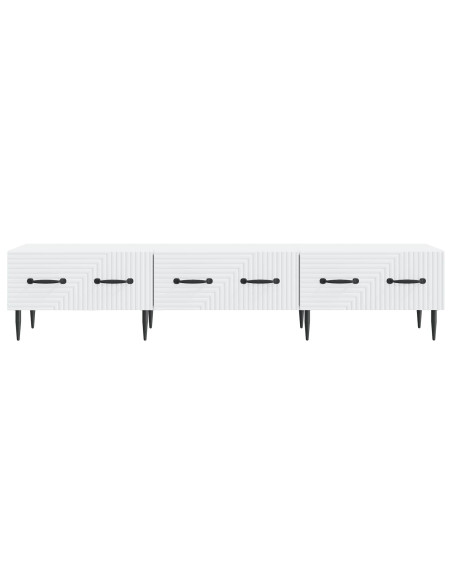 Mobile TV Bianco 147 x 34,5 x 30 cm Legno ingegnerizzato