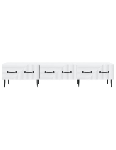 Mobile TV Bianco 147 x 34,5 x 30 cm Legno ingegnerizzato
