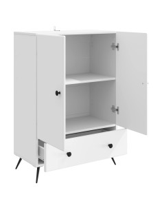 Credenza Bianco 66 x 34,5 x 95 cm Legno ingegnerizzato 2