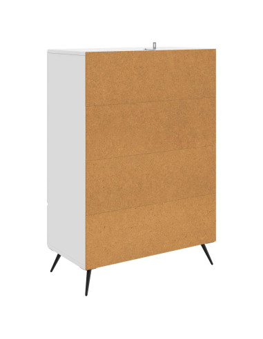 Credenza Bianco 66 x 34,5 x 95 cm Legno ingegnerizzato