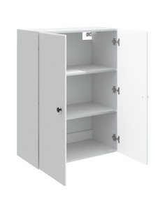Mobiletto a muro Bianco 66 x 34,5 x 90 cm Legno ingegnerizzato 2