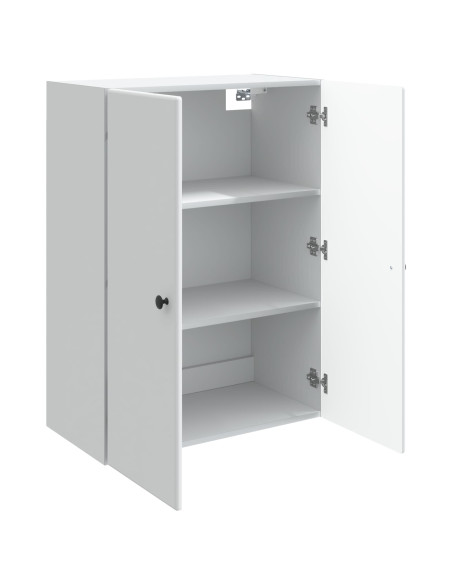 Mobiletto a muro Bianco 66 x 34,5 x 90 cm Legno ingegnerizzato