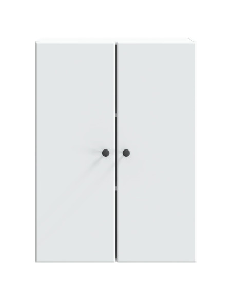 Mobiletto a muro Bianco 66 x 34,5 x 90 cm Legno ingegnerizzato