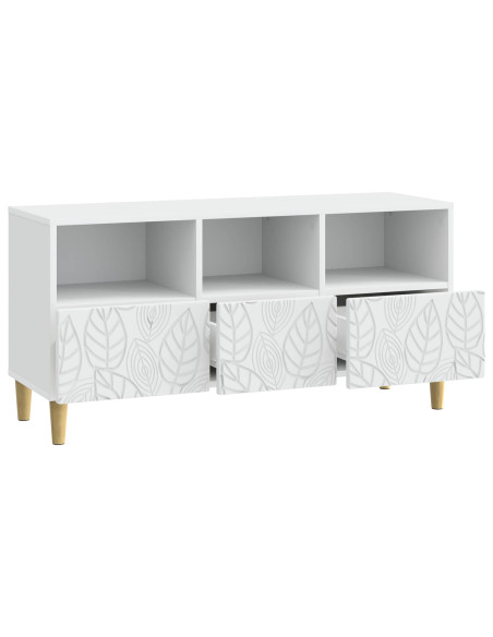 Mobile TV 102 x 34,5 x 50 cm Bianco Legno ingegnerizzato