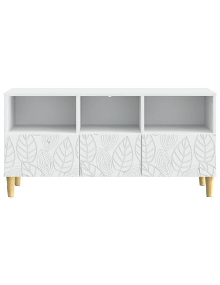 Mobile TV 102 x 34,5 x 50 cm Bianco Legno ingegnerizzato