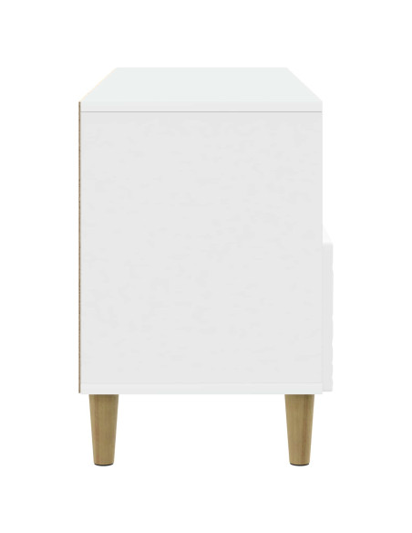 Mobile TV 102 x 34,5 x 50 cm Bianco Legno ingegnerizzato