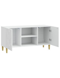 Mobile TV 102 x 34,5 x 50 cm Bianco Legno ingegnerizzato 2