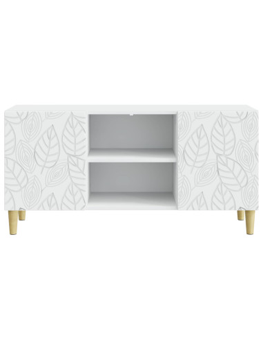 Mobile TV 102 x 34,5 x 50 cm Bianco Legno ingegnerizzato