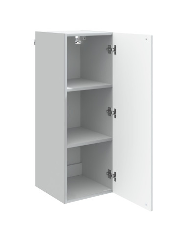 Mobiletto a muro Bianco 33 x 34,5 x 90 cm Legno ingegnerizzato