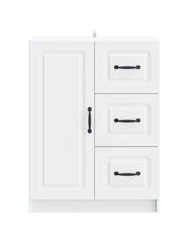 Credenza Bianco 66 x 34,5 x 87 cm Legno ingegnerizzato