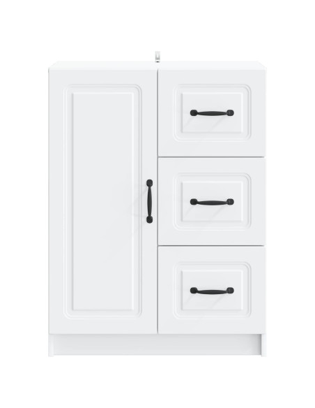 Credenza Bianco 66 x 34,5 x 87 cm Legno ingegnerizzato