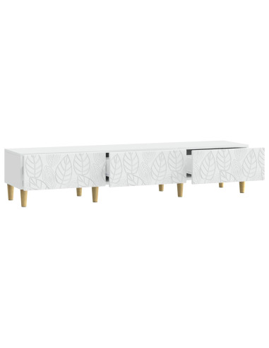 Mobile TV 147 x 34,5 x 30 cm Bianco Legno ingegnerizzato