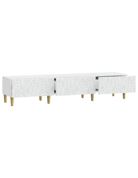 Mobile TV 147 x 34,5 x 30 cm Bianco Legno ingegnerizzato