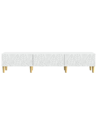 Mobile TV 147 x 34,5 x 30 cm Bianco Legno ingegnerizzato