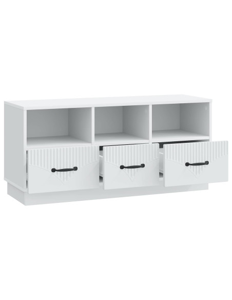 Mobile TV Bianco 102 x 34,5 x 47 cm Legno ingegnerizzato