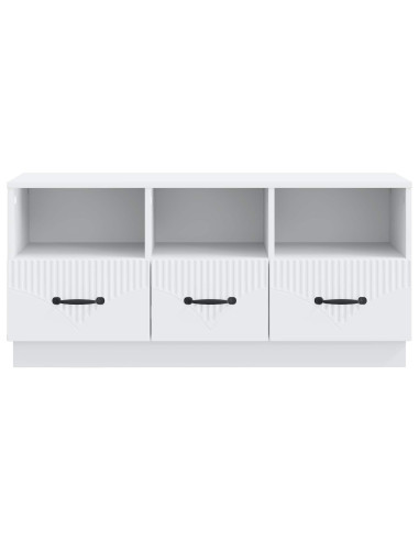 Mobile TV Bianco 102 x 34,5 x 47 cm Legno ingegnerizzato