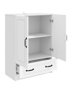 Credenza Bianco 66 x 34,5 x 92 cm Legno ingegnerizzato 2