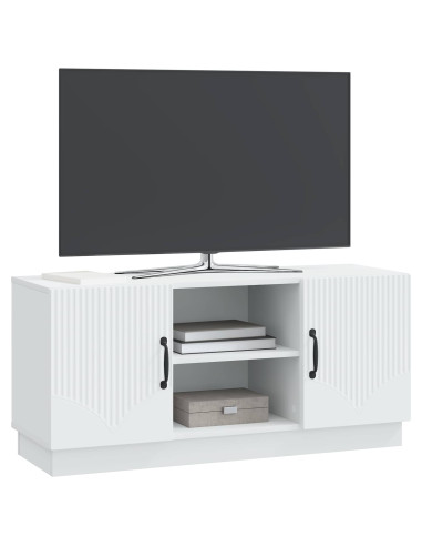 Mobile TV Bianco 102 x 34,5 x 47 cm Legno ingegnerizzato