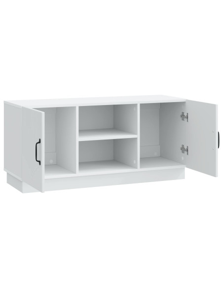 Mobile TV Bianco 102 x 34,5 x 47 cm Legno ingegnerizzato