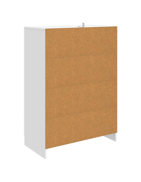 Credenza Bianco 66 x 34,5 x 92 cm Legno ingegnerizzato