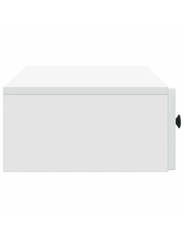 Tavolino da Parete Laterale Bianco 87,5 x 34,5 x 17 cm