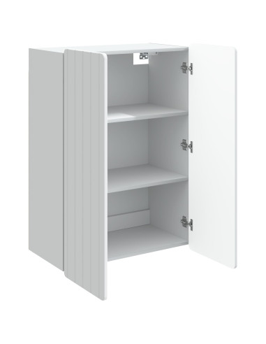 Mobiletto a muro Bianco 66 x 34,5 x 92 cm Legno ingegnerizzato