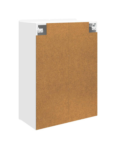 Mobiletto a muro Bianco 66 x 34,5 x 92 cm Legno ingegnerizzato