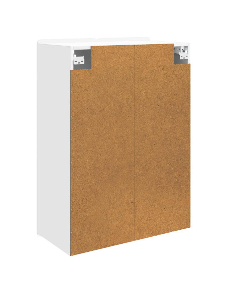 Mobiletto a muro Bianco 66 x 34,5 x 92 cm Legno ingegnerizzato