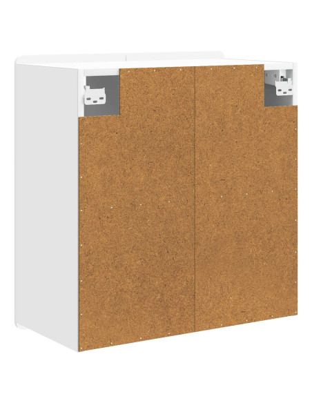 Mobiletto a muro Bianco 59 x 31 x 64 cm Legno ingegnerizzato