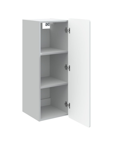 Mobiletto a muro Bianco 33 x 34,5 x 94 cm Legno ingegnerizzato