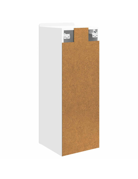 Mobiletto a muro Bianco 33 x 34,5 x 94 cm Legno ingegnerizzato