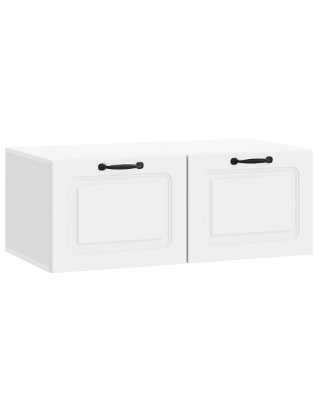 Mobile Porta TV da Muro Bianco 78,5 x 41 x 30 cm