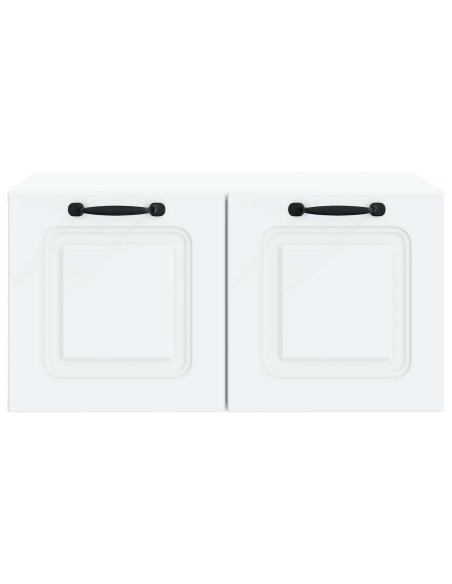Mobile Porta TV da Muro Bianco 59,5 x 41 x 30 cm