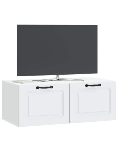 Mobile Porta TV da Muro Bianco 78,5 x 41 x 30 cm 2