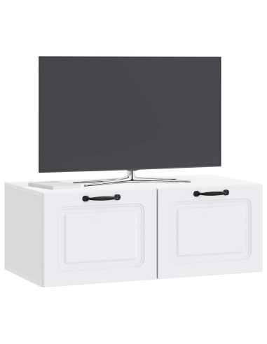 Mobile Porta TV da Muro Bianco 78,5 x 41 x 30 cm