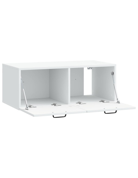 Mobile Porta TV da Muro Bianco 78,5 x 41 x 30 cm