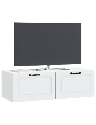 Mobile Porta TV da Muro Bianco 98 x 41 x 30 cm