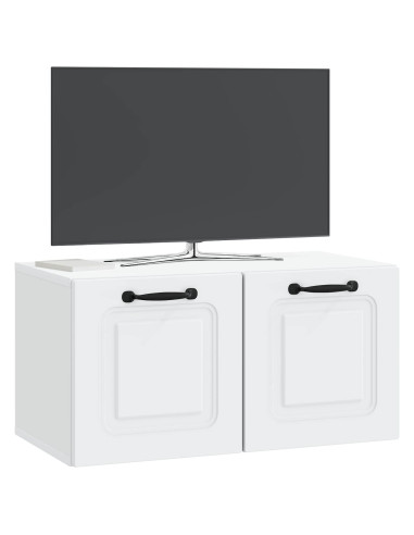 Mobile Porta TV da Muro Bianco 59,5 x 31 x 30 cm