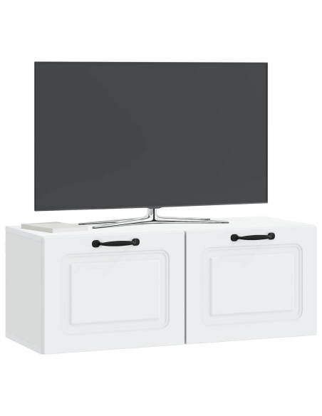 Mobile Porta TV da Muro Bianco 78,5 x 31 x 30 cm