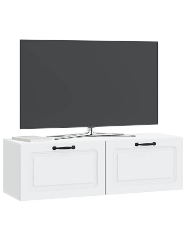 Mobile Porta TV da Muro Bianco 98 x 31 x 30 cm
