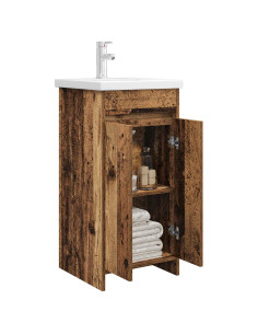 Mobile da bagno con lavabo Legno antico 42 x 40 x 84,5 cm 2