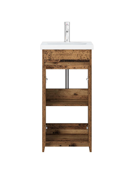Mobile da bagno con lavabo Legno antico 42 x 40 x 84,5 cm