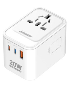 PRESA DA VIAGGIO INTERNAZ.PD20W 2 USB C 1 X USB A TRAVEL PLUG