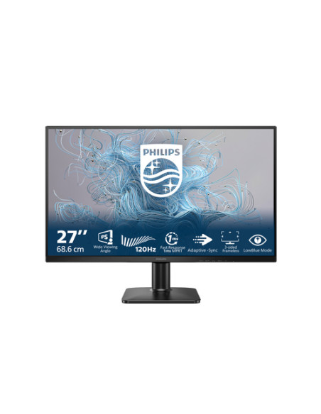 PHILIPS MONITOR 27 LED IPS FHD 16:9 4MS 250 CDM 120hz, VGA/DVI/HDMI